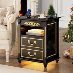 2 Brand New Nightstands In Box With Hidden Drawer
