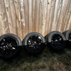 20 Inch Chevy Rim Set With Tires 