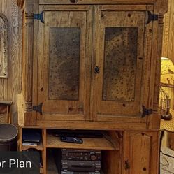 Beautiful & Unique Armoire Or Entertainment Center