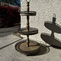 Wooden 3 Tiered Stand 