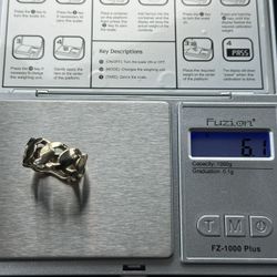 14K Gold Cuban Link Ring 