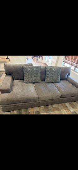 Down gray couch - AMAZING COMFORT!!