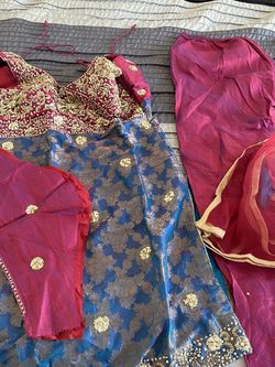 Indian Outfit With Dupatta