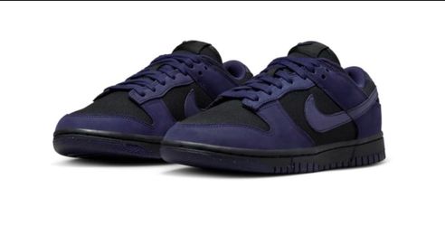 WMNS NIKE DUNK LOW LX NBHD BLACK-PURPLE INK-BLACK SZ 6.5 [FB7720-001]