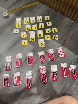 Iron On Alphabets for Custom Shirts