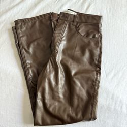 Abercrombie Leather Pants