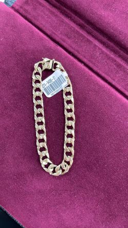 14K Gold Cuban Bracelet Length 8.5 : 32.9 grams
