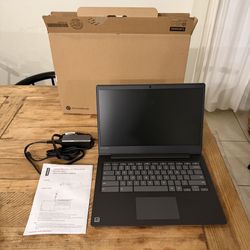 Lenovo Chromebook S330 (81JW0001US) + Charger + Box — Works Great
