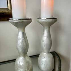 Set Of Pillar Candle Holders 