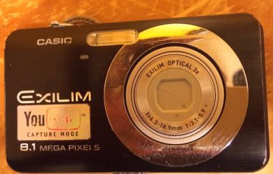 Exilim YouTube video camera