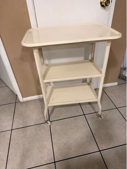 Metal vintage cart
