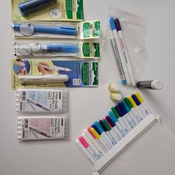 Water erasable marking pens and chalk