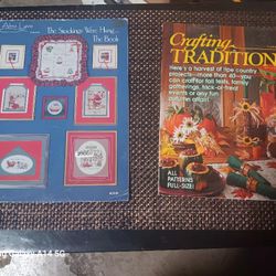 Cross Stitch Christmas(8) And Craft Magazine(1)bow Malker Book(1)