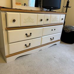 White Dresser- Heavy Good Quality Wood