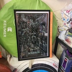 Framed MATRIX poster