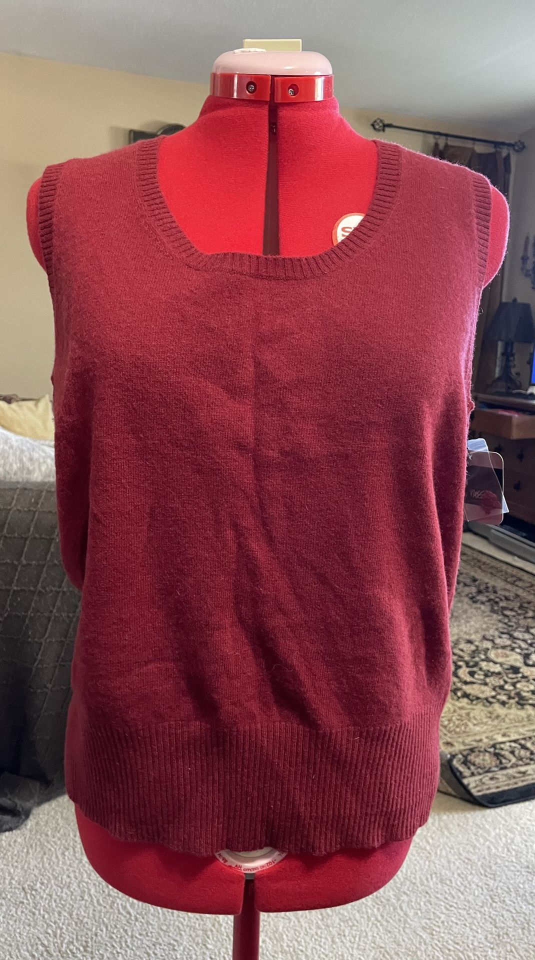 Mossimo Red Vest 