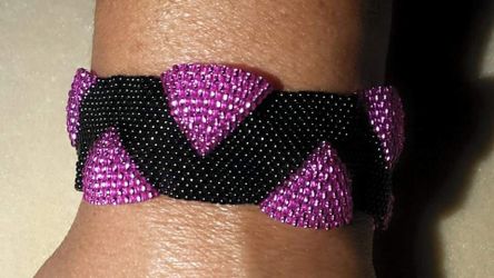 Custom Handwoven Beaded Bracelet