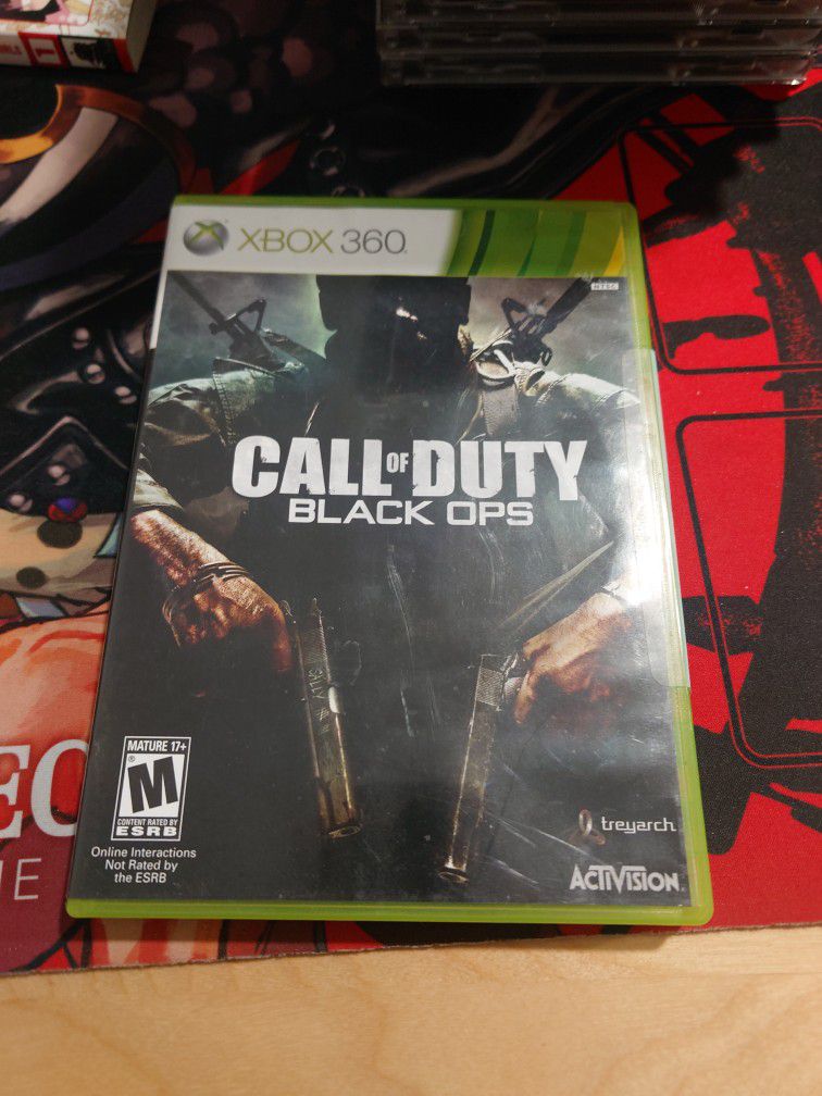 Xbox 360 Game Call Of Duty Black Ops 