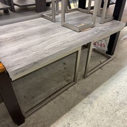 Two Piece Set: Cocktail And End Table (Sold In Sets Only) 