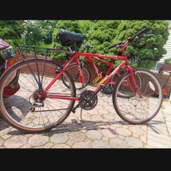 Red Mountain Bike 19" Frame - 26" Wheels , 