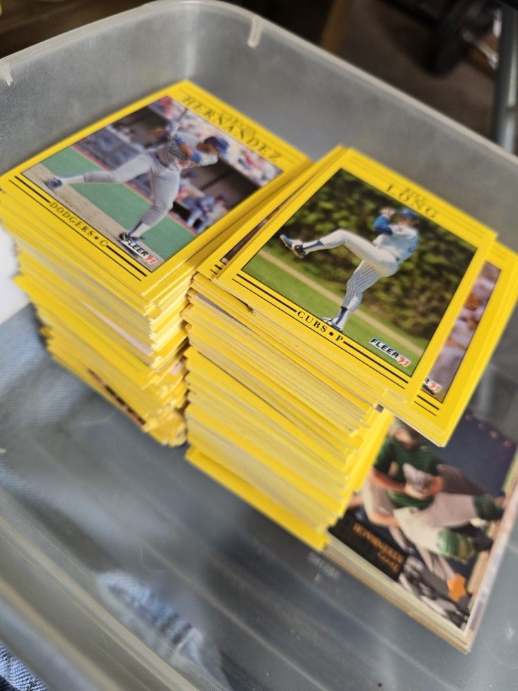 Fleer 1991 Baseball Cards