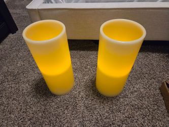 Led pillar candles