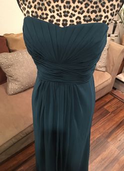 Long Teal Dress