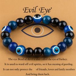 Evil Eye Beaded Bracelet Unisex
