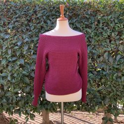 Burgandy Sweater