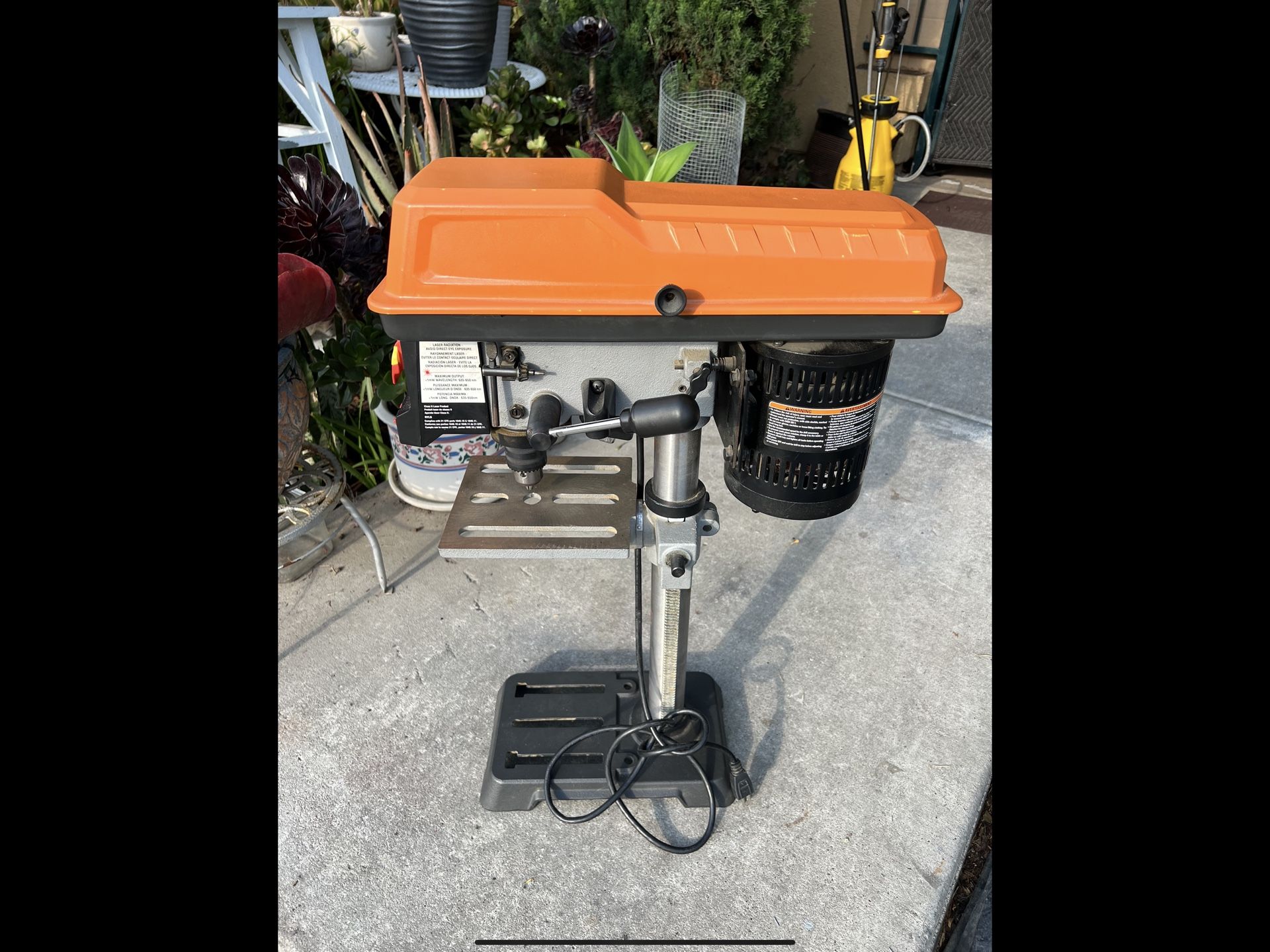 Drill Press Like New.  Ryobi W Laser   Retail 199.  Asking 160