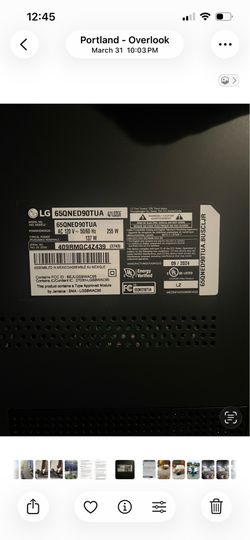 65” LG TV brand new!
