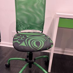 Ikea Kids Green Swivel Student Desk Chair 
