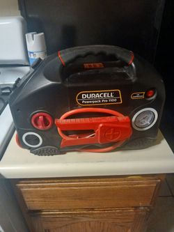 Duracell PowerPack Pro 1100 Portable Charger *NEEDS BATTERY *