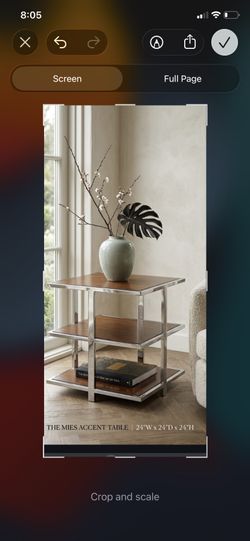 Modern Mcm Side Table 24x24x24 , High End Excellent Quality Open To Respectful Offer