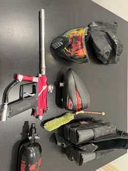 Complete Paintball Setup: Azodin Blitz 3, Dye Rotor R2, Dye i4, HPA Tank