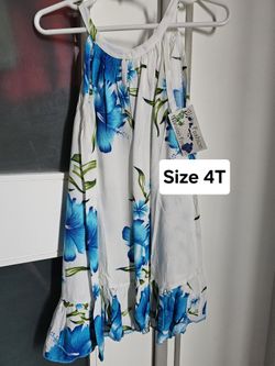 Girls Hawaiian Luau Dress 4T