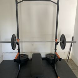 Squat Rack And Weights