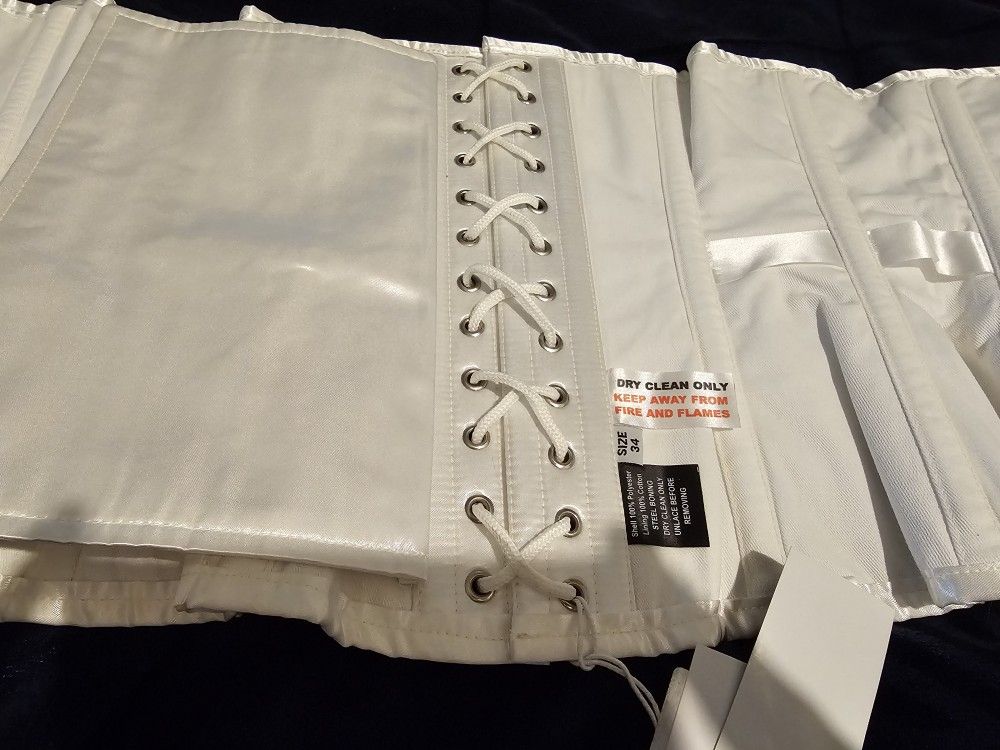 Never Worn - White Corset Size 34