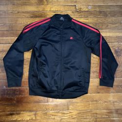 Vintage Starter Zip Up Track Jacket Red Black Size Youth XXL 18