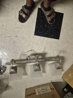 Bathroom sink light fixture by Hampton Bay