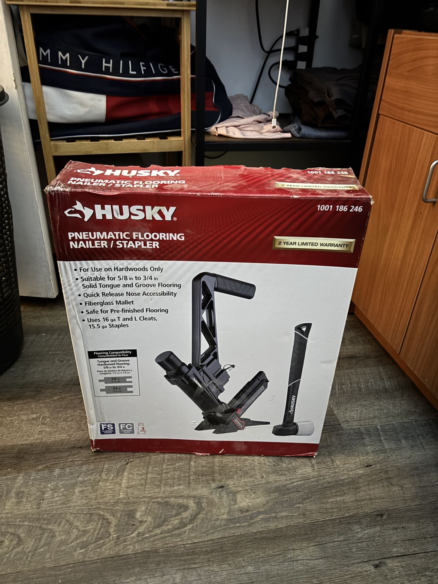 Husky Flooring Gun Used 1 Job