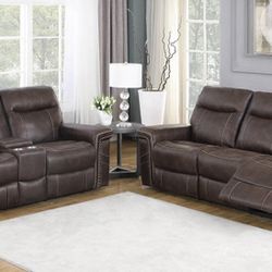 POWER RECLINER AND POWER LOVESEAT