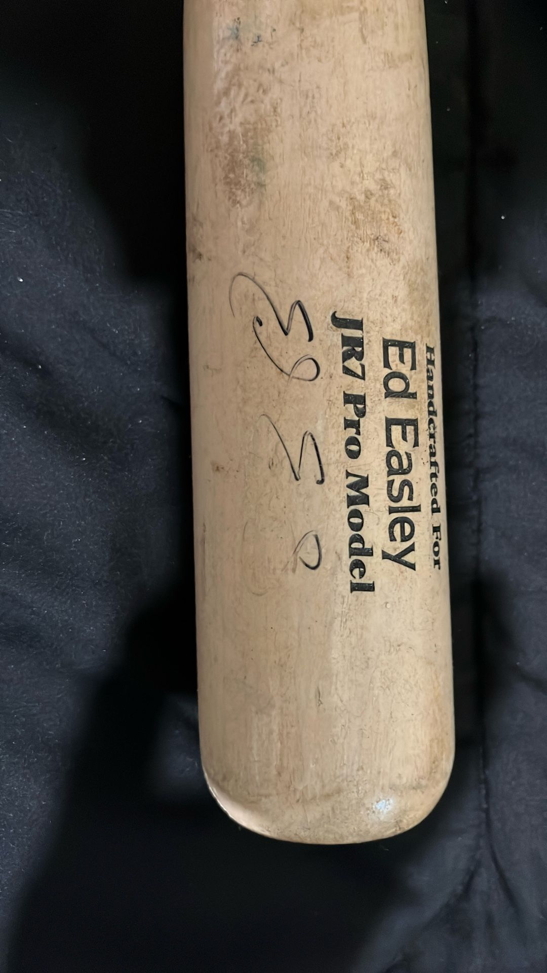 Ed Easley Signed Broken Bat (Quakes)