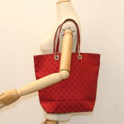 Authentic Gucci GG Supreme Monogram Canvas Shoulder Tote Bag