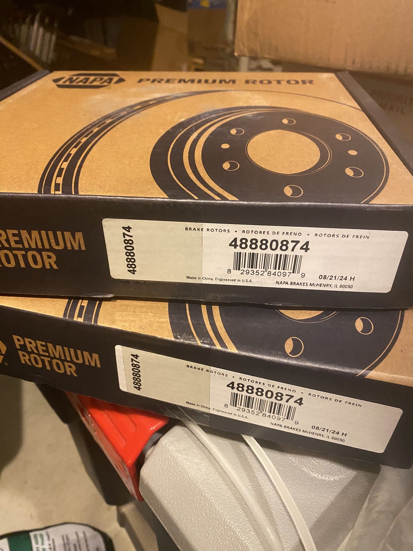 Audi A3 Vw GTi Golf Jetta Beetle Eos See Photo For Specs - NAPA PREMIUM REAR BRAKE ROTOR SET