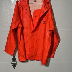 Rain Coat, 66 North, Orange, XL