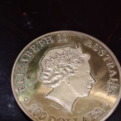 Australian kangaroo coin Elizabeth II