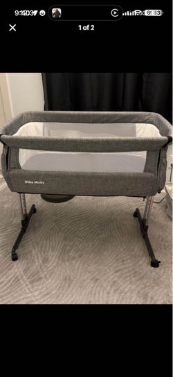 Mika Micky Bedside Bassinet (sheets available for additional)