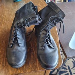 Bates Black Boots Size 13