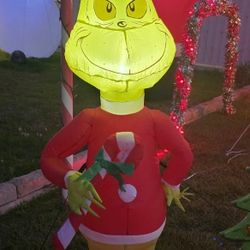 4ft Grinch Inflatable 